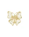 Non Branded 14k Filigree Butterfly Pin