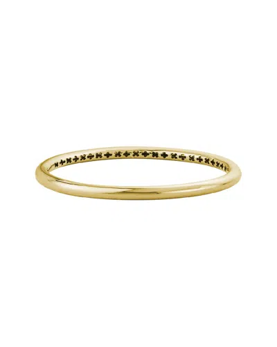 Non Branded 14k Hollow Oval Bangle Bracelet