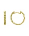 Non Branded 14k Hoops In Transparent