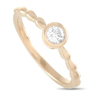 Non Branded Lb Exclusive 14k Yellow Gold 0.25ct Diamond Ring