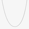 Non Branded Fine Jewelry Made In Italy Sterling Silver 18 - 24 Inch Solid Wheat Chain Necklace In Metallic