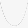 Non Branded Fine Jewelry Made In Italy Womens Sterling Silver 16 Inch Snake Chain Necklace In White