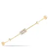 Non Branded Lb Exclusive 14k Yellow Gold 0.45ct Diamon Bracelet Br09827-y In Silver