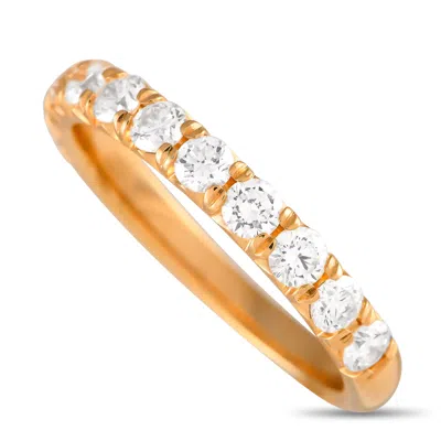 Non Branded Lb Exclusive 18k Rose Gold 0.82ct Diamond Ring Mf39-051724
