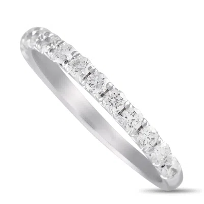 Non Branded Lb Exclusive 18k White Gold 0.40ct Diamond Ring Mf49-051724