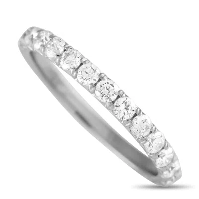 Non Branded Lb Exclusive 18k White Gold 0.51ct Diamond Ring Mf46-051724
