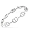 Non Branded Lb Exclusive 18k White Gold 2.50ct Diamond Bracelet Alb-16871 In White