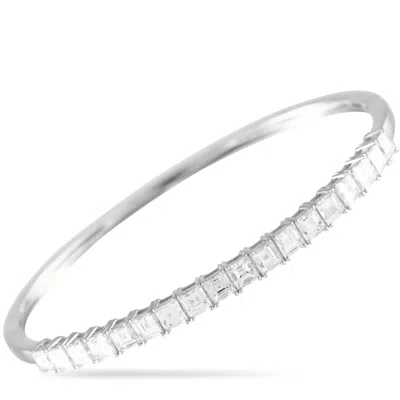 Non Branded Lb Exclusive 18k White Gold 4.0ct Diamond Bracelet Alb-16859