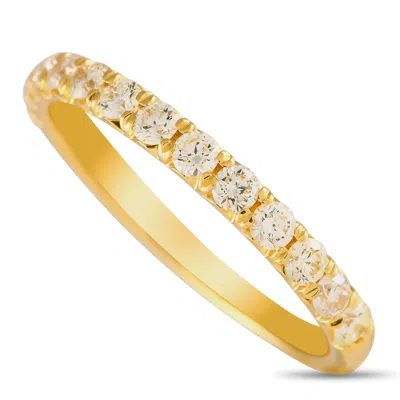 Non Branded Lb Exclusive 18k Yellow Gold 0.59ct Diamond Ring Mf34-051724
