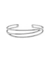 Non Branded Silver Cuff Bracelet In Transparent