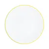 Non Sans Raison Concorde Dinner Plate In Yellow