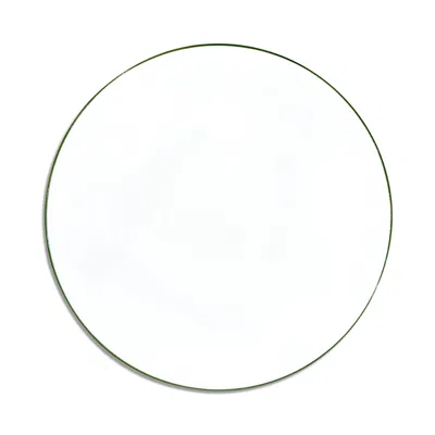 Non Sans Raison Concorde Salad Plate In Green