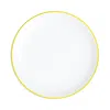 Non Sans Raison Concorde Salad Plate In Yellow
