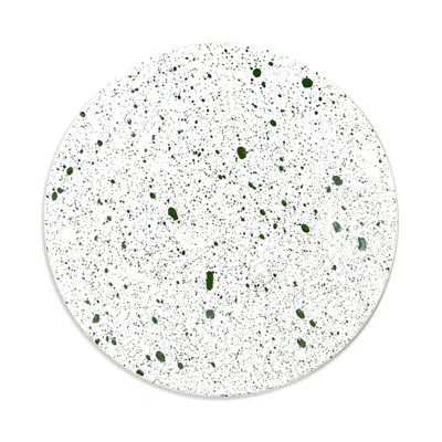 Non Sans Raison Splash Bread & Butter Plate In Green