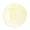 Non Sans Raison Splash Dessert Plate In Yellow