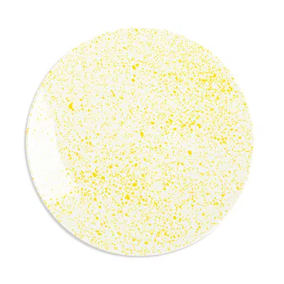 Non Sans Raison Splash Dinner Plate In Yellow
