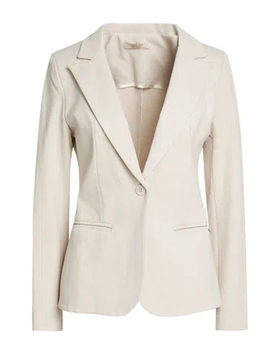 No-nà Woman Blazer Off White Size L Viscose, Polyamide, Elastane