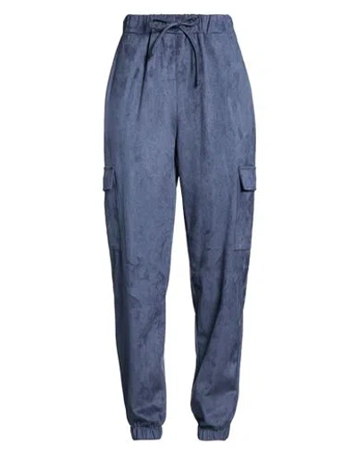 No-nà Woman Pants Navy Size S Polyester, Elastane