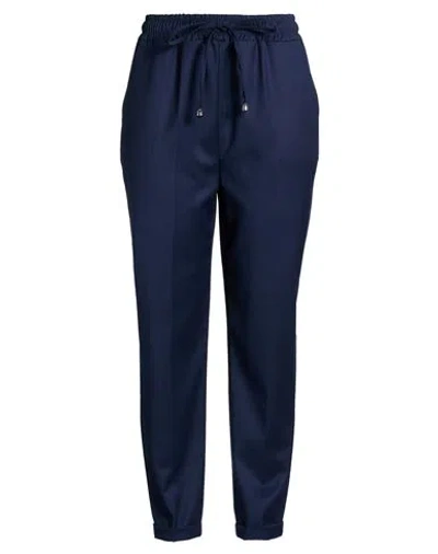 No-nà Woman Pants Navy Size S Polyester, Viscose, Elastane In Blue