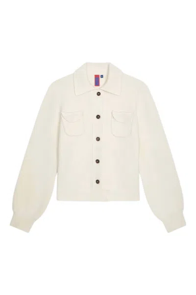 Noname Prep Cardigan Eco Paper In Beige