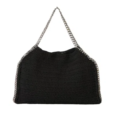 N'onat Women's City Chain Hand Crochet Tote Bag In Black