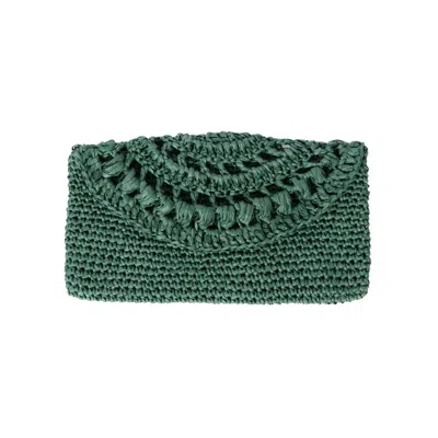 N'onat Women's Cunda Crochet Clutch Bag In Green