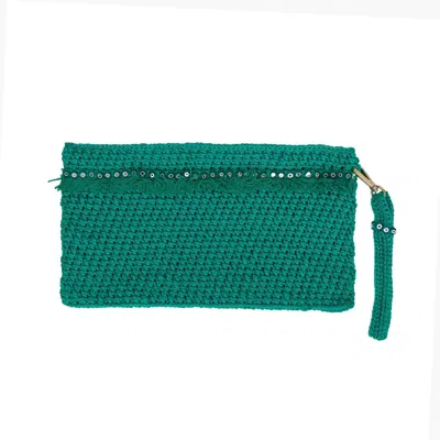 N'onat Women's Evil Eye Makeup Pouch In Green