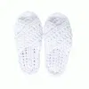 N'onat Women's Handmade Crochet Slippers In White In White