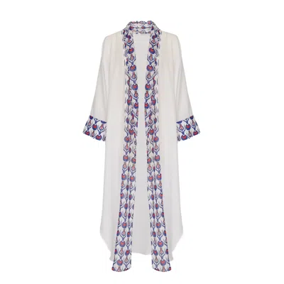 N'onat Women's Jane Organic Cotton Caftan In White