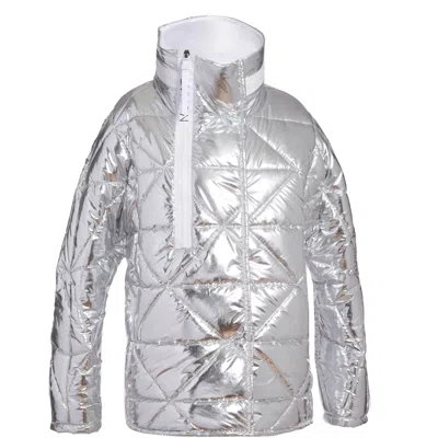 N'onat Women's Silver Reese Puffer Coat