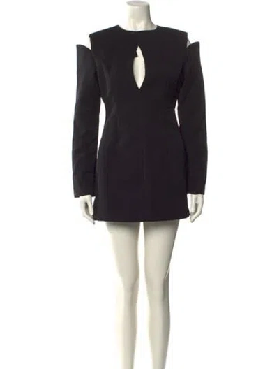 Pre-owned Nonchalant Crew Neck Mini Dress W/ Tags In Black