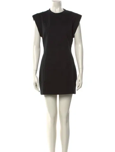 Pre-owned Nonchalant Crew Neck Mini Dress W/ Tags In Black