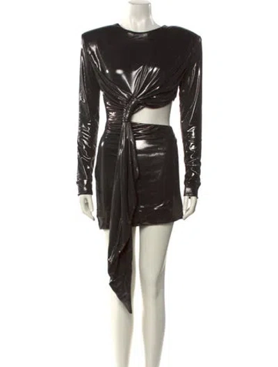 Pre-owned Nonchalant Crew Neck Mini Dress W/ Tags In Gray