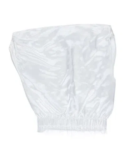Pre-owned Nonchalant Crew Neck Sleeveless Top In White