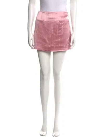 Pre-owned Nonchalant Glitter Accents Mini Skirt W/ Tags In Pink