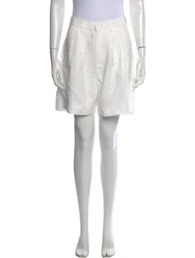 Pre-owned Nonchalant Knee-length Shorts W/ Tags In White
