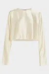 Nonchalant Label - Trunkshow Emilia Cropped Top In Champagne