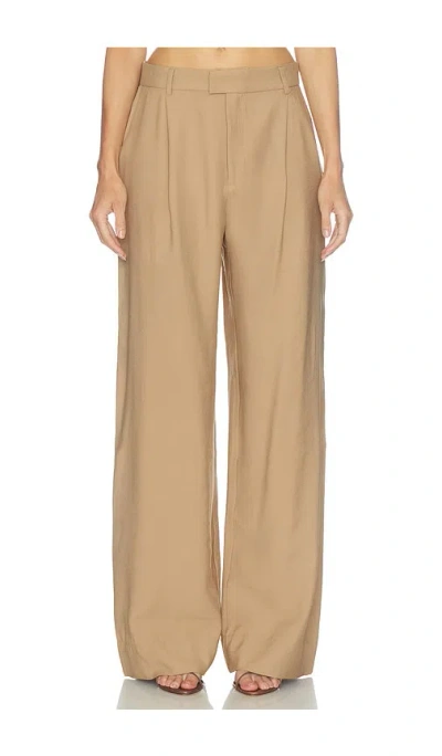 Nonchalant Label Alexis Trouser In Brown