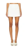 Nonchalant Label Baron Skirt In White