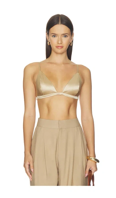 Nonchalant Label Beatrice Bralette In Sand