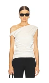Nonchalant Label Becks Top In Cream