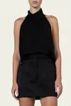 Nonchalant Label Clara Top In Black