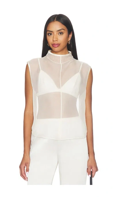 Nonchalant Label Colette Top In Ivory