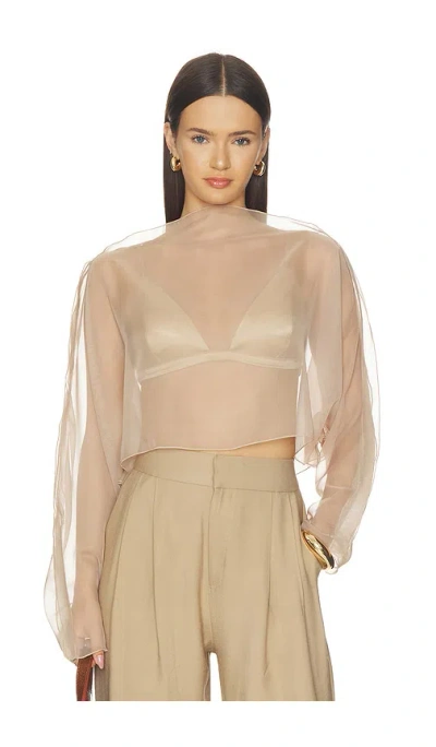 Nonchalant Label Ezra Top In Sand