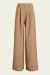 Nonchalant Label Fabi Wide-leg Pant In Camel