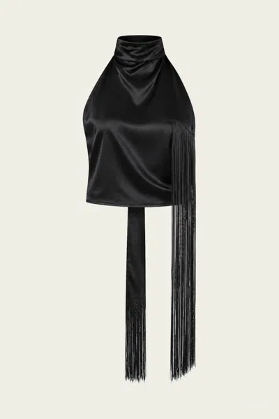 Nonchalant Label Freya Top In Black