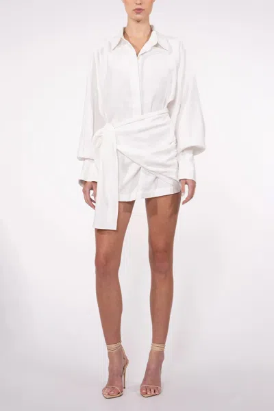 Nonchalant Label Heidi Dress In 白色