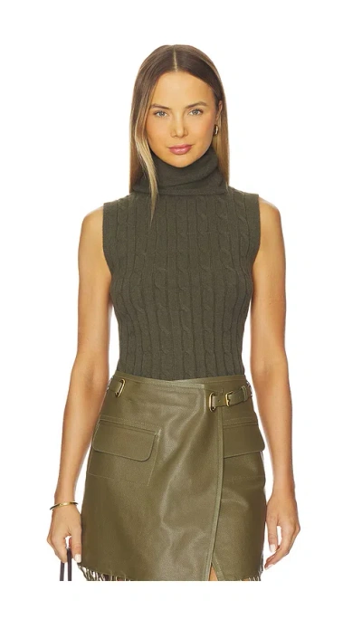 Nonchalant Label Jodie Top In Green