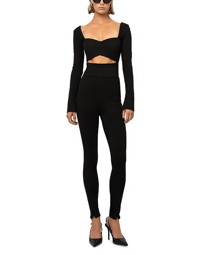 Nonchalant Label Joelle Catsuit In Black