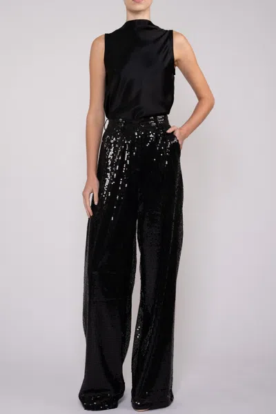 Nonchalant Label Lainey Top In Black